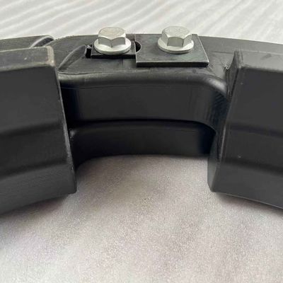 CL Run Bandas de seguridad planas Inventario de stock adecuado 98% Área de contacto inferior del eje SUS304 PA66GF15 3.6~6KG Peso