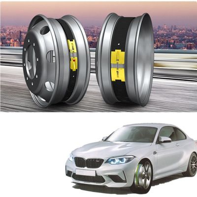 Bandas planas del neumático del coche familiar del funcionamiento plano de la protección para el BORDE forjado de las ruedas