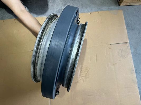 El plano corrido militar de goma del polímero inserta los partes movibles planos de la rueda del funcionamiento de 335/80R20 225/75R16C