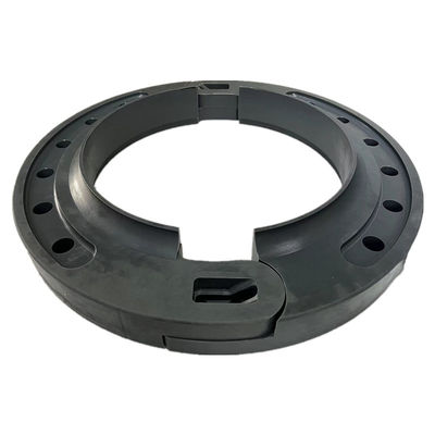 Polyurethane de grado militar con inserciones de llanta de corrida resistente a la abrasión llantas de corrida planas certificadas CE / ISO