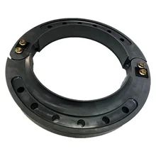 Polyurethane de grado militar con inserciones de llanta de corrida resistente a la abrasión llantas de corrida planas certificadas CE / ISO