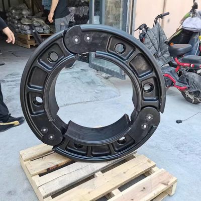 Carro blindado a prueba de balas Vehículo militar de servicio pesado de carrera de inserción plana neumáticos sólidos